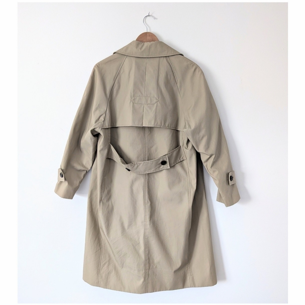 J. Crew Relaxed Oversized Tan Trench Coat - Picture 13 of 13